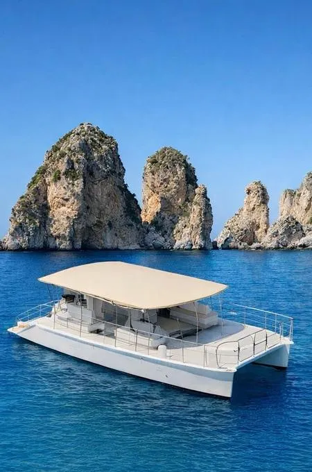 Escursione in catamarano tra Zingaro, Scopello e Grotte Marine da Castellammare del Golfo