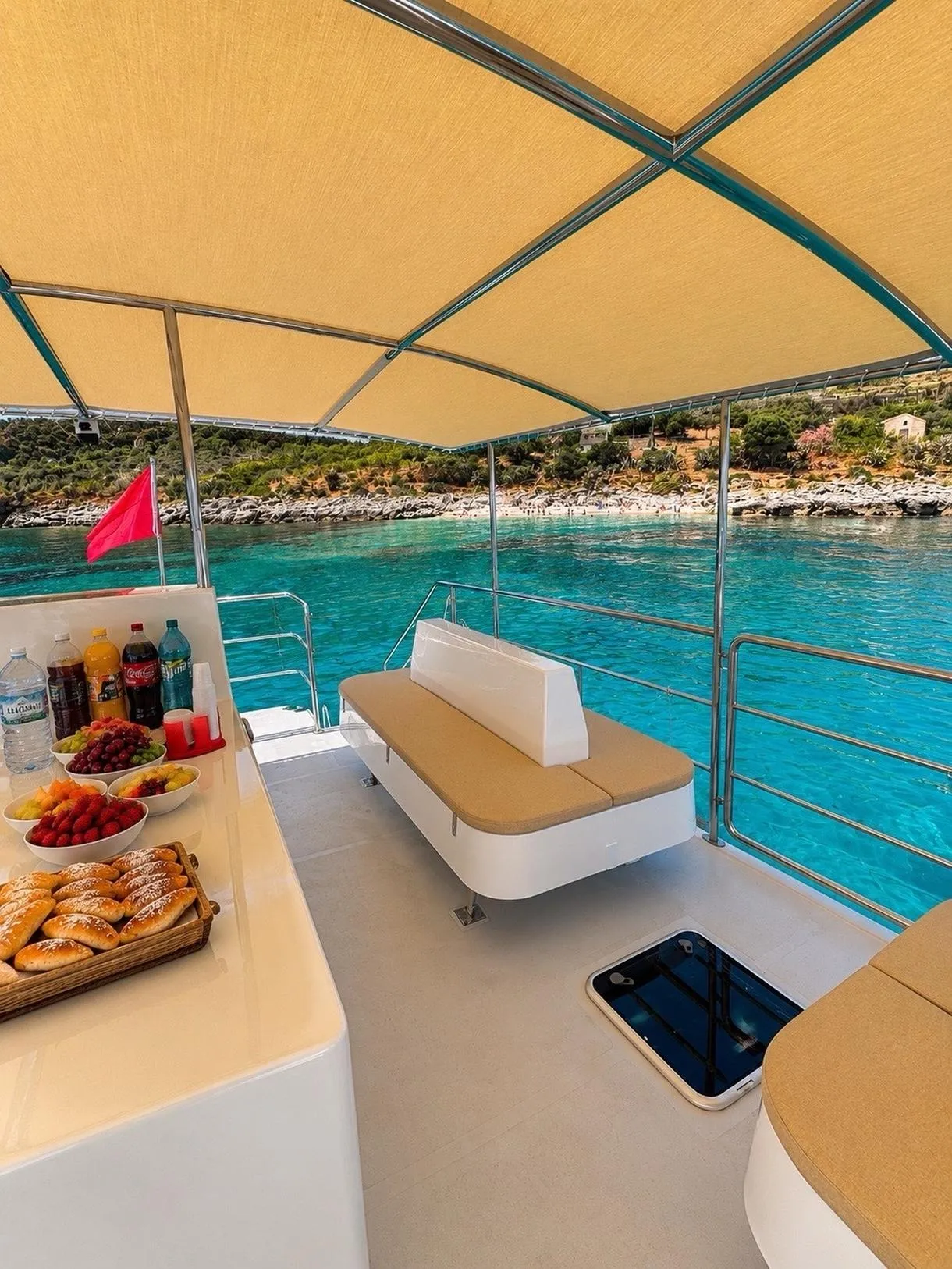 Catamaran excursion between Zingaro, Scopello and sea caves from Castellammare del Golfo