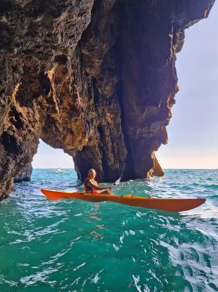 Kayak al tramonto nel Golfo dei Poeti con aperitivo da Lerici