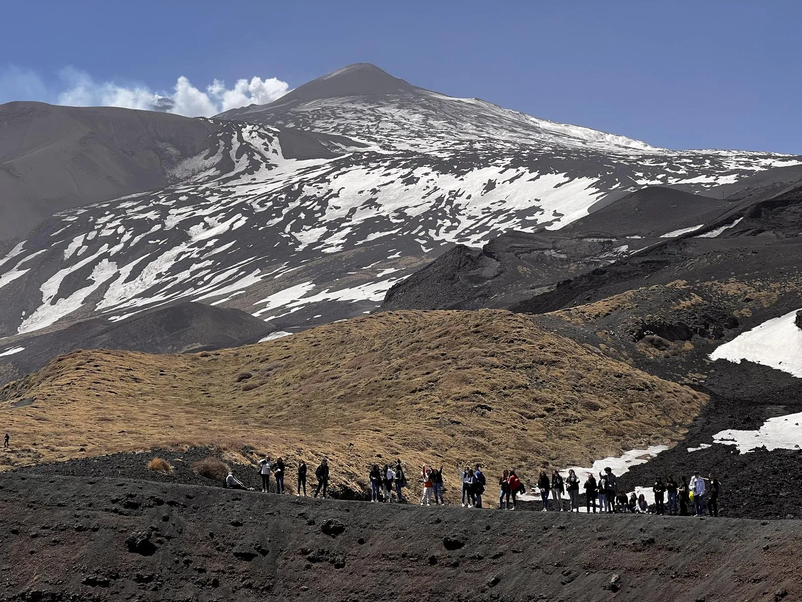 Trekking di gruppo sull'Etna Nord da Piano Provenzana