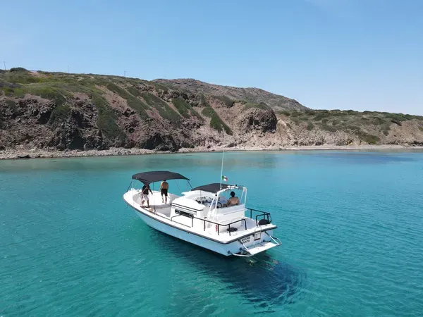 Sunset boat aperitif with snorkeling from Sant'Antioco