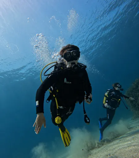Immersione per principianti da Carloforte con guida certificata