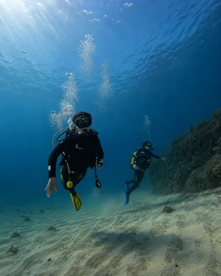 Immersione per principianti da Carloforte con guida certificata