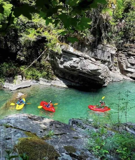 Rafting in Garfagnana on the Lima
