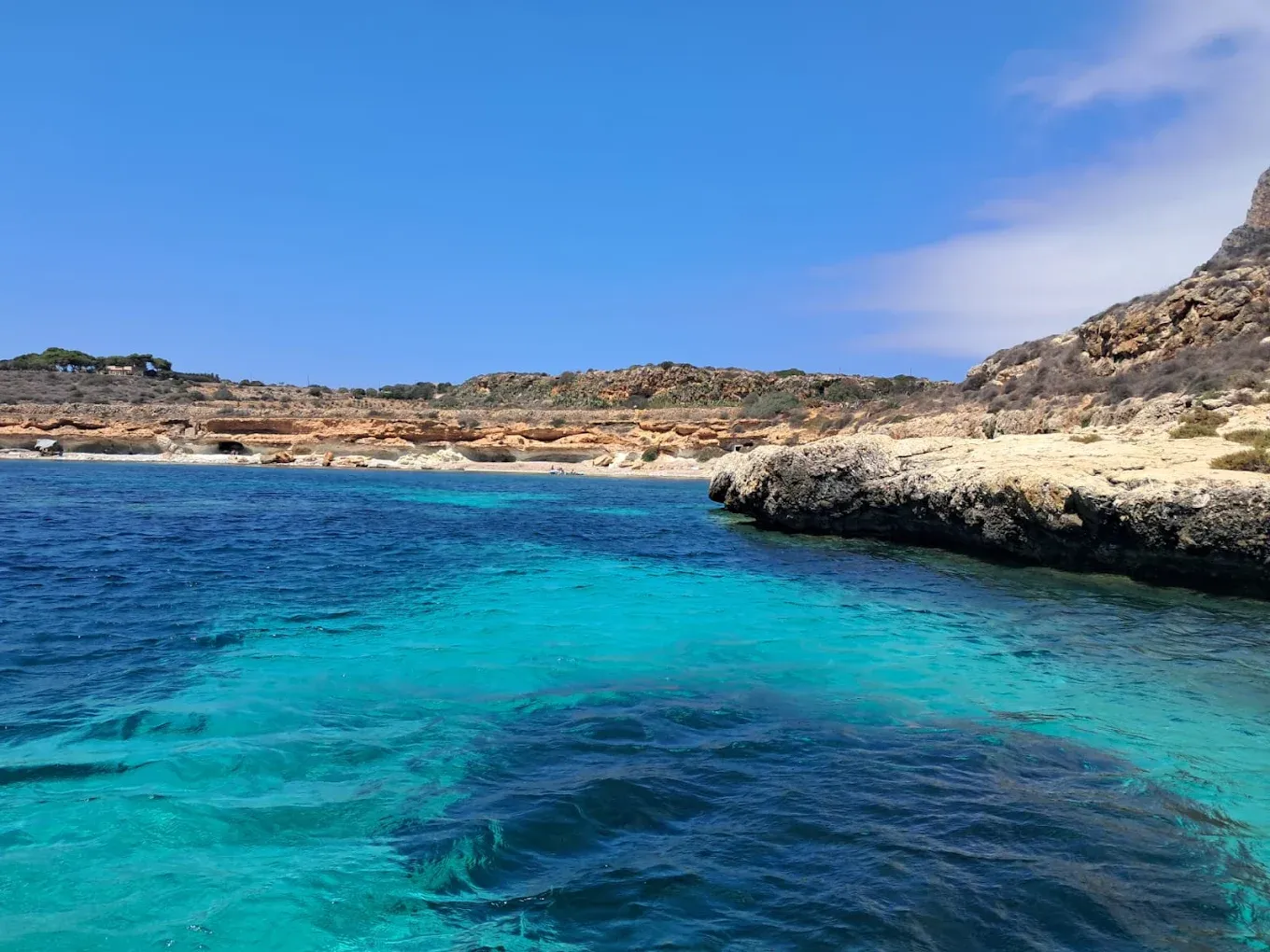 Escursione in barca alle Isole Egadi con pranzo a bordo da Favignana