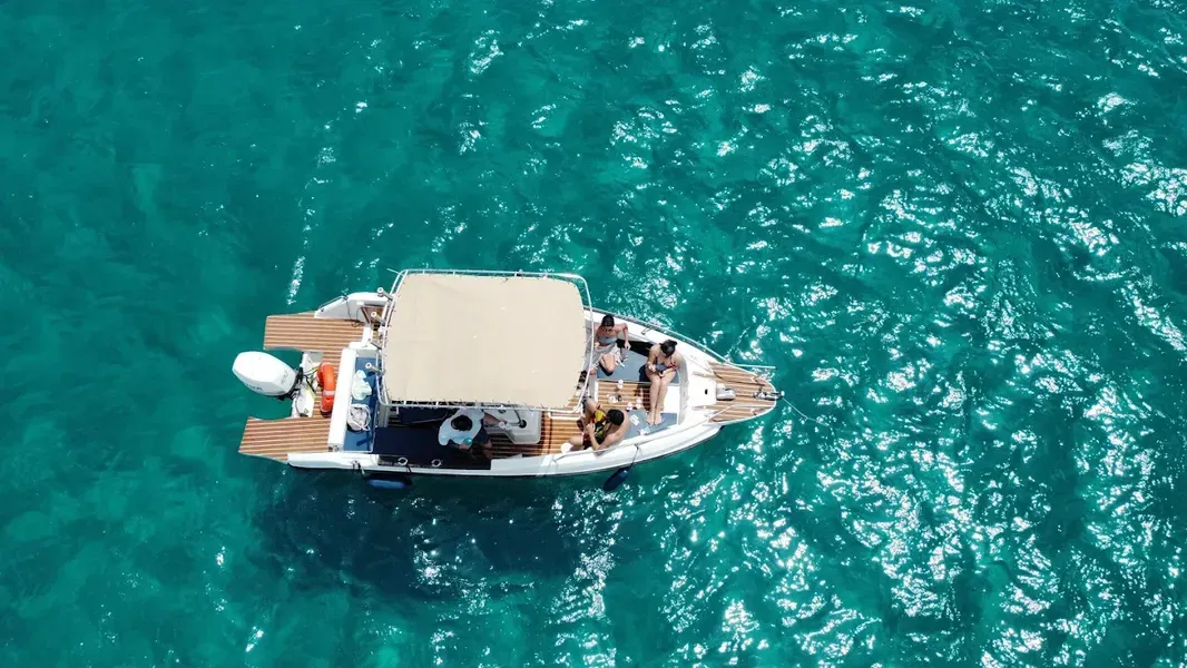 Boat Tour in Cagliari with Snorkeling and an Aperitif