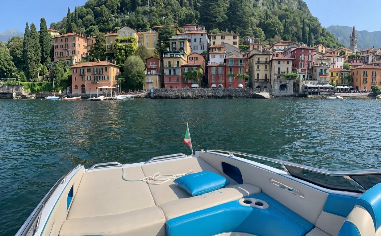 Tour panoramico in barca sul Lago di Como da Lezzeno