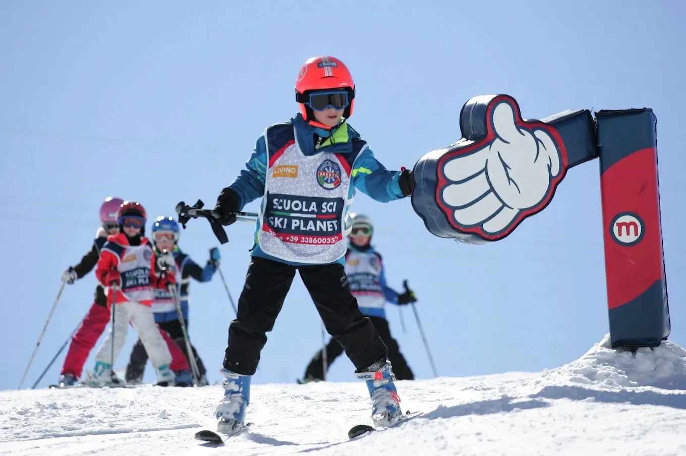 Lezione privata di sci per adulti e bambini a Livigno