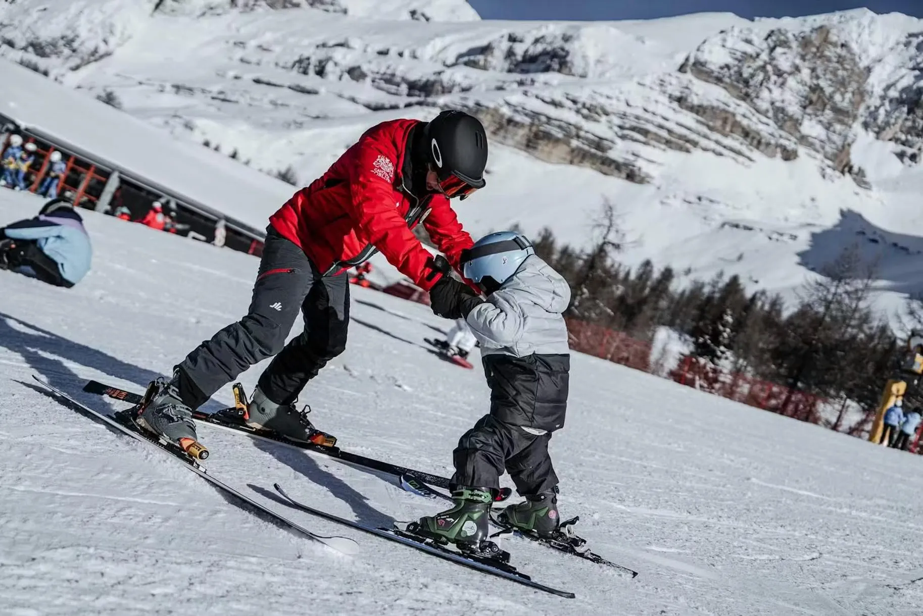 Lezione privata di sci per bambini a Madonna di Campiglio