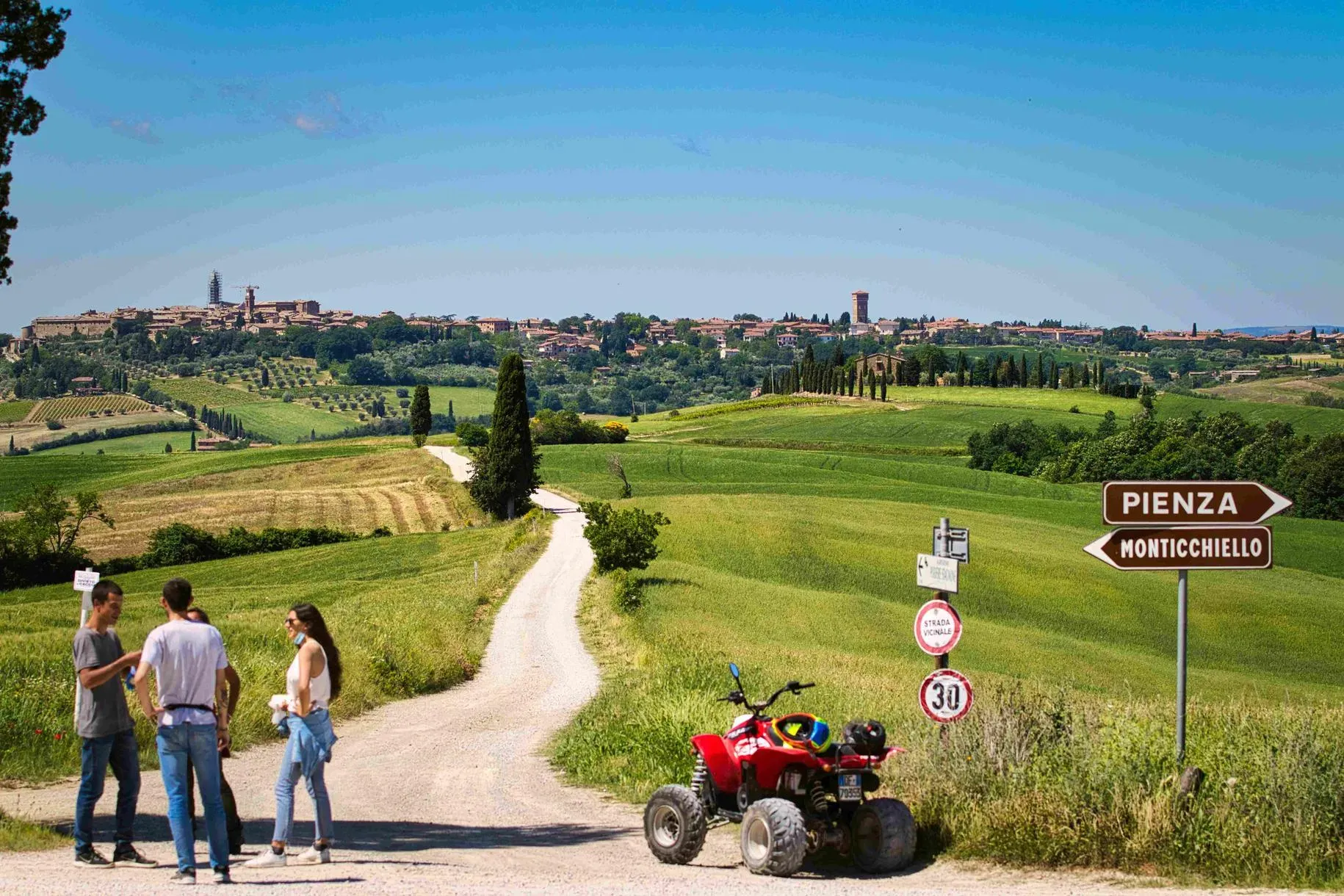 Escursione in quad in Val d'Orcia da Pienza