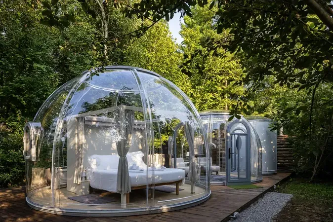 Notte sotto le stelle in una Bubble Room a Borgo Ticino vicino al Lago Maggiore