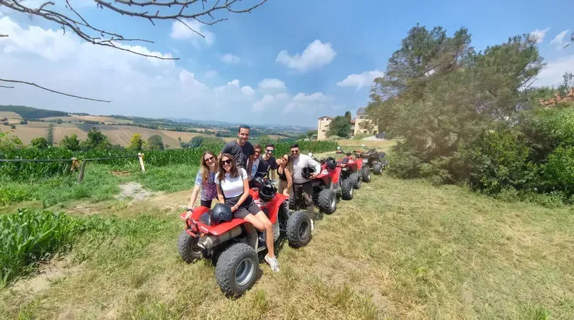 Tour guidato in quad di 1 ora e 30 minuti a Conzano nel Monferrato