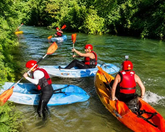 Discesa in canoa sul fiume Nera in Umbria