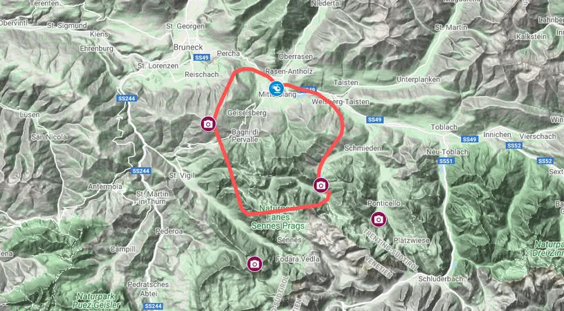 Giro in elicottero sul Lago di Braies da Valdaora