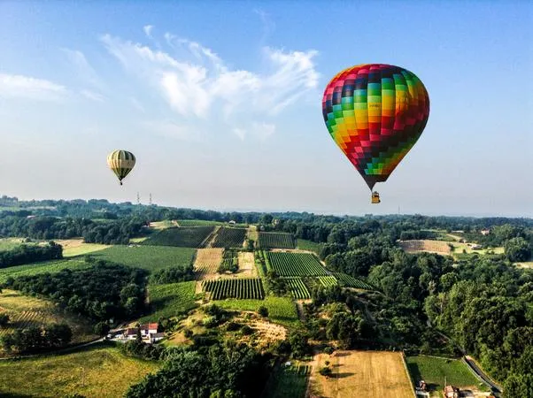 Volo in mongolfiera da San Colombano al Lambro fuori Milano