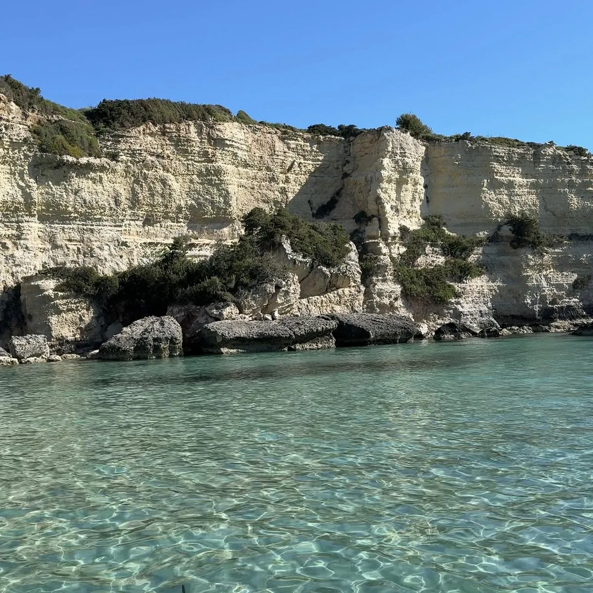 Half-day Boat Tour to the Faraglioni of Sant'Andrea from Otranto