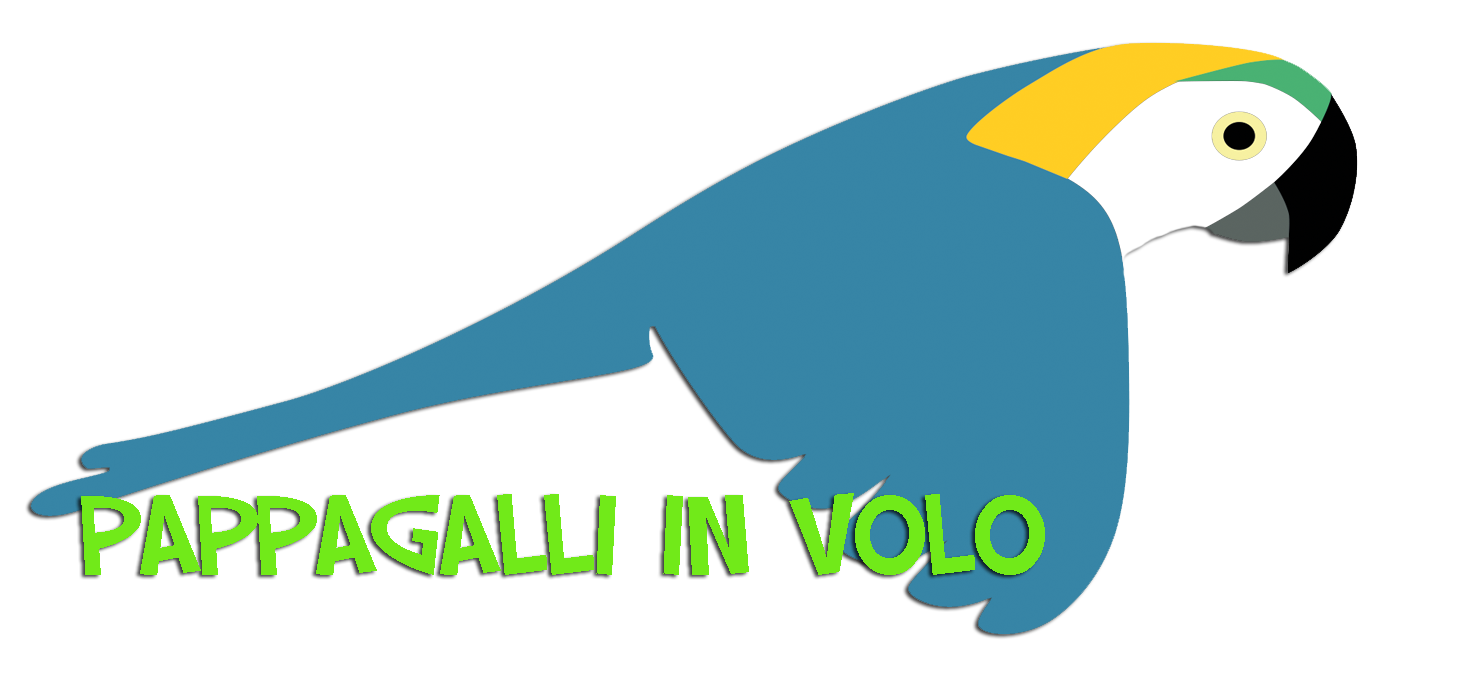 Pappagalli in volo logo
