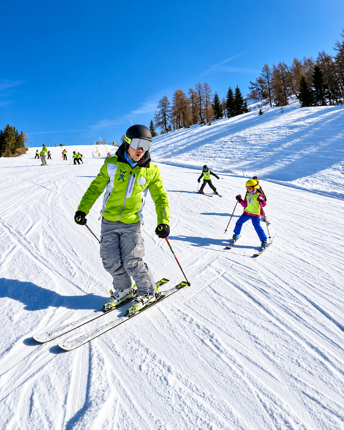 The 4 best ski lessons in Madonna di Campiglio